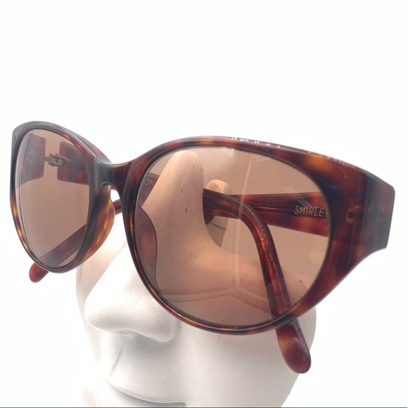 Liz Claiborne Shirley Tortoise Oval Sunglasses Frames - Picture 3 of 6